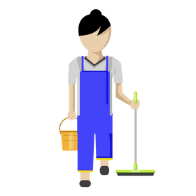 Janitor clipart
