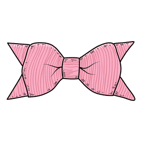 Baby cadeau bow clipart