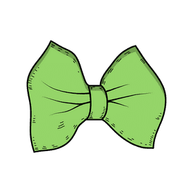 Baby classic bow clipart