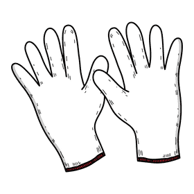 Working gloves clipart