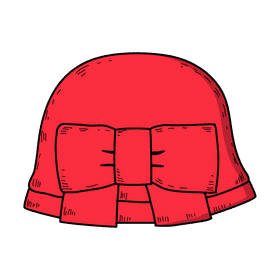 Women cloche hat clipart