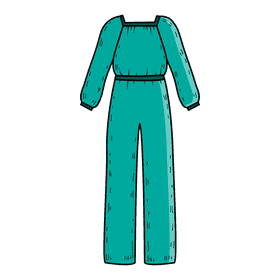 Avenir jumpsuit clipart