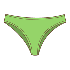Cheeky panties clipart