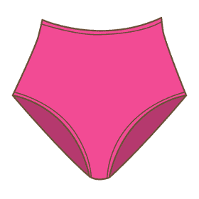 Retro panties clipart