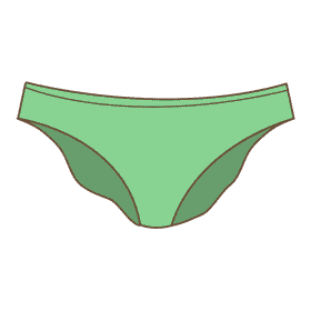 Slip panties clipart