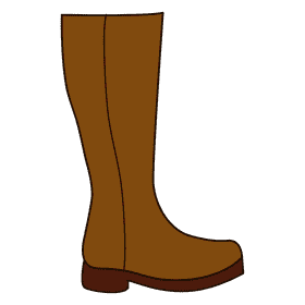 Knee boots clipart