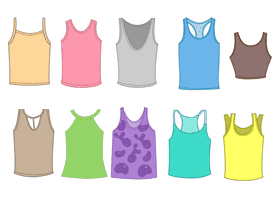 Tank top vector