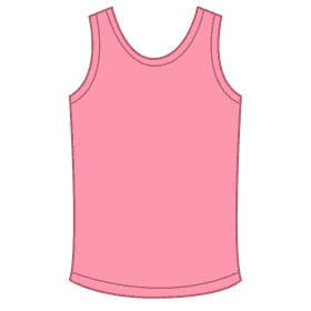 Basic tank top clipart