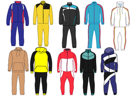 Tracksuits vector