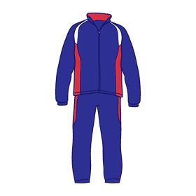 Blue tracksuit clipart