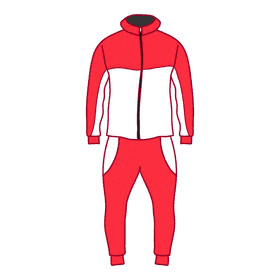 Red tracksuit clipart
