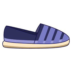Espadrille shoe clipart