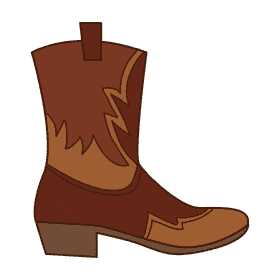 Cowboy boots clipart