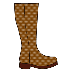 Knee boots clipart