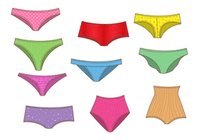 Panties vector