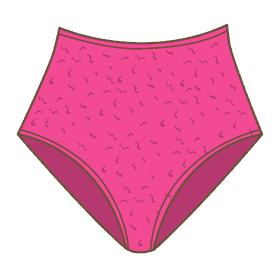 Retro panties clipart