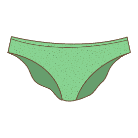 Slip panties clipart