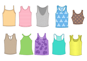 Tank top vector