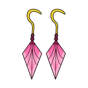 Hook earring clipart