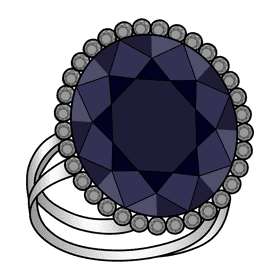 Cocktail ring clipart