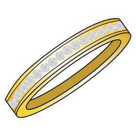 Eternity ring clipart