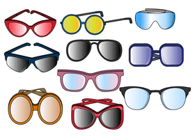 Sunglasses vector