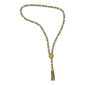 Sautoir necklace clipart