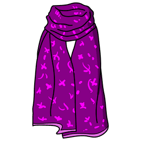 Shawl clipart