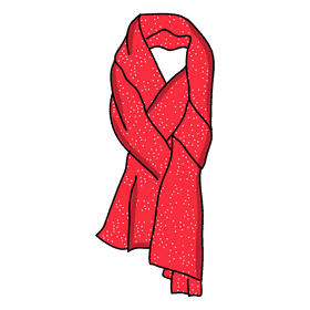 Shawl clipart