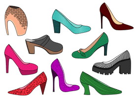 Heels vector