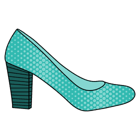 Court heel clipart