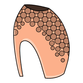 Lobster claw heel clipart