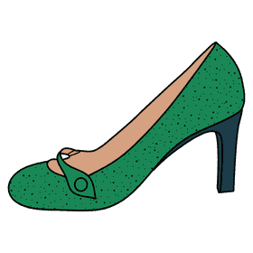 Mary janes heel clipart