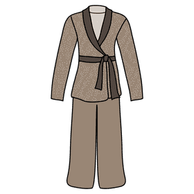 Robe pajama clipart