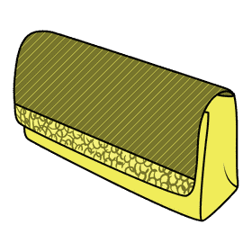 Clutch purse clipart