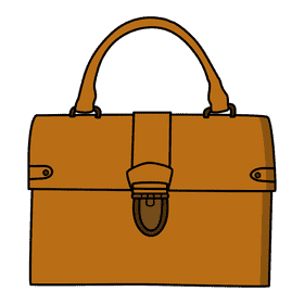Satchel purse clipart