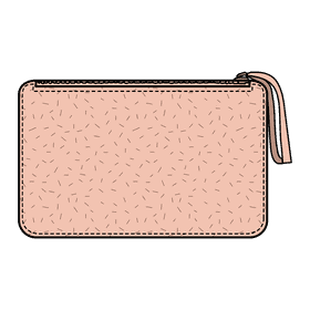 Wristlet purse clipart