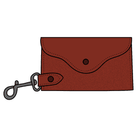 Key wallet clipart