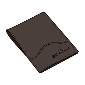 Slim fit front pockets wallet clipart