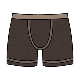 Boxer brief clipart