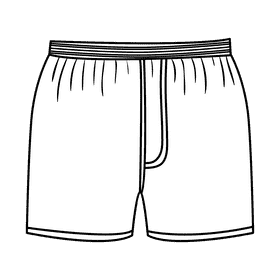 Boxer black and white clipart