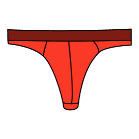 Thong brief clipart