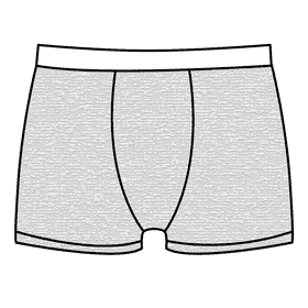 Trunk black and white clipart