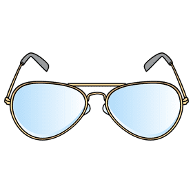 Outlaw glasses clipart