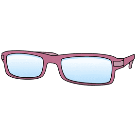 Rectangle reading glasses clipart