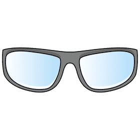 Warp biker glasses clipart
