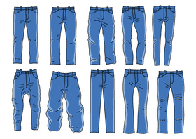 Jeans vector