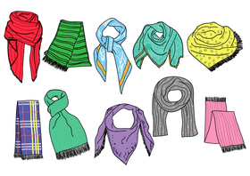 Scarf vector