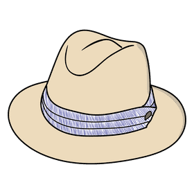 Wallaroo monterey sunhat clipart