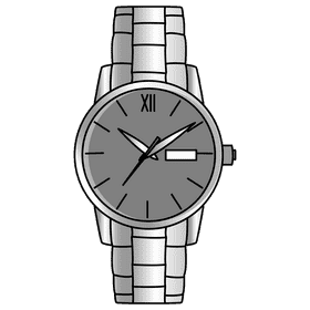 Automatic watch clipart